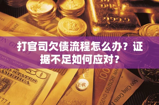 北京打官司欠债流程怎么办？证据不足如何应对？
