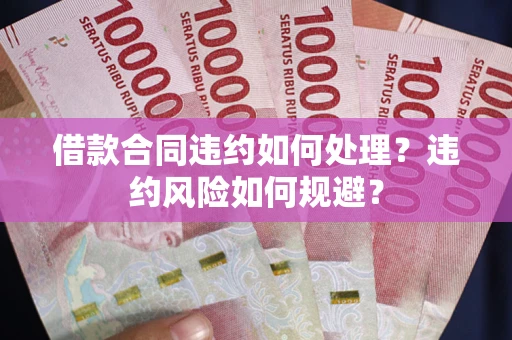 北京借款合同违约如何处理？违约风险如何规避？