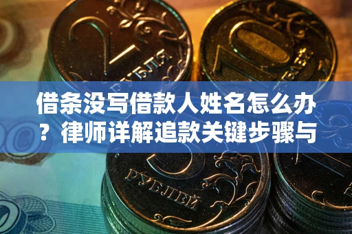 北京借条没写借款人姓名怎么办？律师详解追款关键步骤与证据链构建