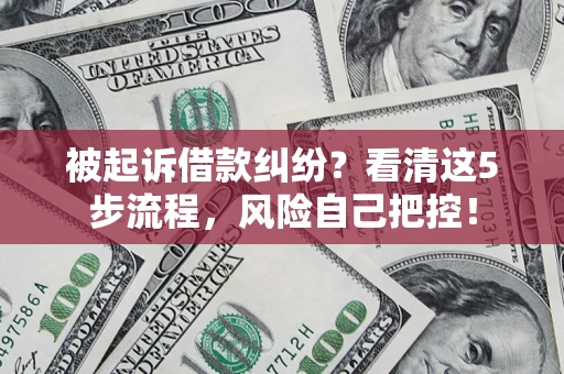 北京被起诉借款纠纷？看清这5步流程，风险自己把控！